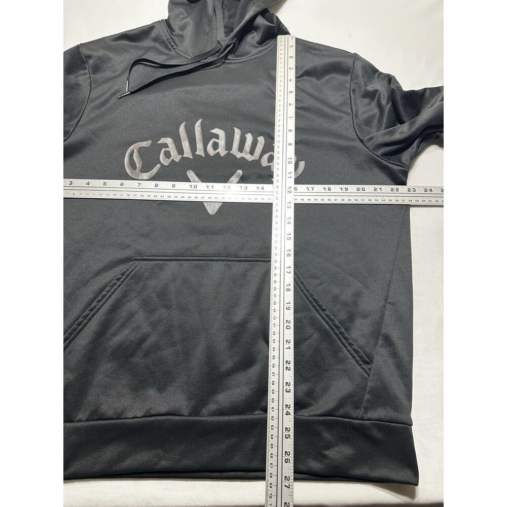 Callaway Hoodie Mens Size Medium Sweatshirt Spellout Logo Golf Pullover Hood - Picture 6 of 9